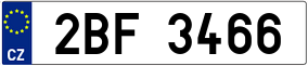 Truck License Plate